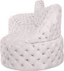 Royal Cream Velvet 2pc. Sectional