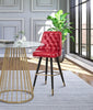 Portnoy Red Faux Leather Counter/Bar Stool