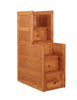 Wrangle Hill 4-drawer Stairway Chest Amber Wash image