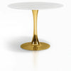 Tulip Gold Dining Table (3 Boxes)