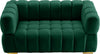 Gwen Green Velvet Loveseat