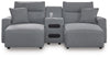 Modmax II Power Reclining Sectional with Chaise and Audio Console
