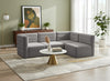 Quincy Grey Velvet Modular Sectional