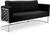 Casa Black Velvet Sofa