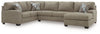 Newellen Sleeper Sectional with Chaise