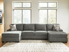Clarington Sectional with Double Chaise
