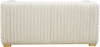 Ravish Cream Velvet Loveseat