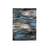 Sivas Area Rug Black and Blue