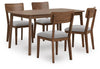 Tameride Dining Table and 4 Chairs (Set of 5)