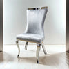 Basilicata Gold Chair (2/CTN) White, Gray, & Black