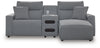 Modmax II Power Reclining Sectional with Chaise and Audio Console
