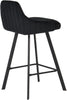 Viviene Black Velvet Stool
