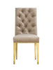 Capri Beige Velvet Dining Chair