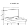 Kailani Wingback Platform Bed