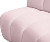 Infinity Pink Velvet 6pc. Modular Sectional