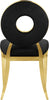Carousel Black Velvet Dining Chair