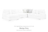 Misty-Lakes Sectional with Chaise