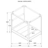 Solano Canopy Panel Platform Bed