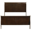 Louis Philippe Sleigh Panel Bed