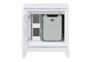 Alina White Bed Group with LED, Cooler, Speaker and USB