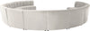 Limitless Cream Velvet 12pc. Modular Sectional