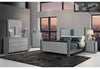 Logan Silver Bed Group with LED and Speakers
