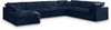 Cozy Navy Velvet Cloud Modular Sectional