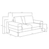 Jessel Stationary Loveseat