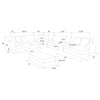Emberson Upholstered Modular Sectional Sofa Ivory
