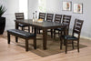 Acme Furniture Urbana Side Chair in Black and Espresso (Set of 2) 74624