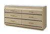 Genesis Gold Dresser with LED