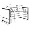 Eastbrook Stationary Loveseat