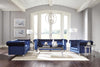 Bleker 2-piece Tuxedo Arm Living Room Set Blue image