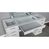 Valentina Vanity Set White & Dark Gray
