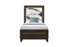 Harmony Brown Bed with LED