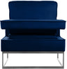 Noah Navy Velvet Accent Chair