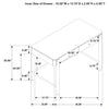 Arini Makeup Vanity Table with Wall Mirror