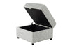 U9401 Nickel Sofa Bed Ottoman with Storage