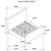 Wren Panel Platform Bed
