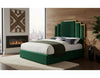 Hugo Green Velvet King Bed