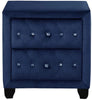 Galaxy Home Sophia 2 Drawer Nightstand in Blue GHF-733569393435