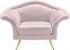 Lips Pink Velvet Chair