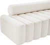 Melody Cream Velvet Loveseat