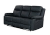 U6026 Pu 72A Reclining Sofa with LED