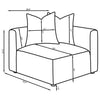 Jennifer Upholstered Corner Chair