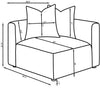 Jennifer Upholstered Corner Chair
