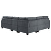 Georgina 4-piece Upholstered Modular Sectional Sofa Beige