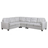 Georgina 4-piece Upholstered Modular Sectional Sofa Beige