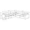 Raleigh Modular Sectionals Grey