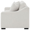 Ashlyn Upholstered Sloped Arms Loveseat White